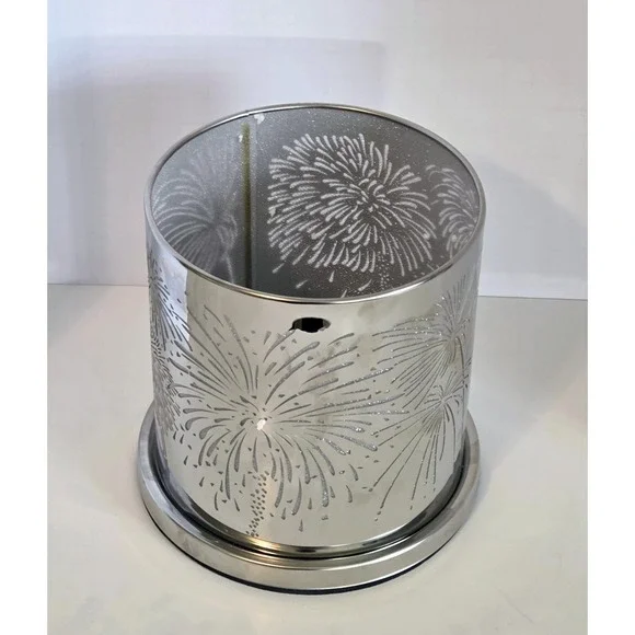 Partylite Enchanted Celebration Candle Holder Retired Fireworks Tea Light Votive - Picture 5 of 7